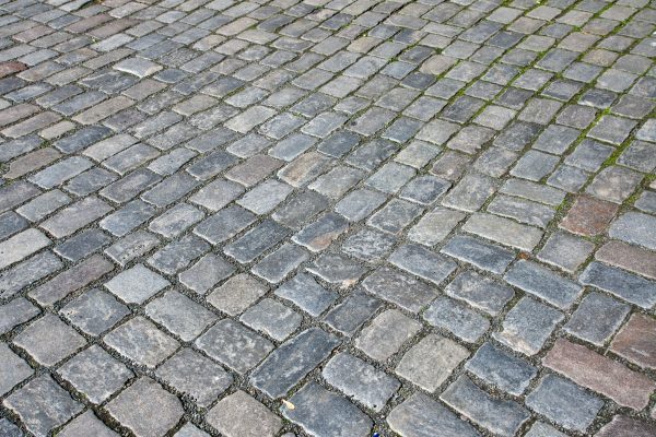 Cobble stone pavement